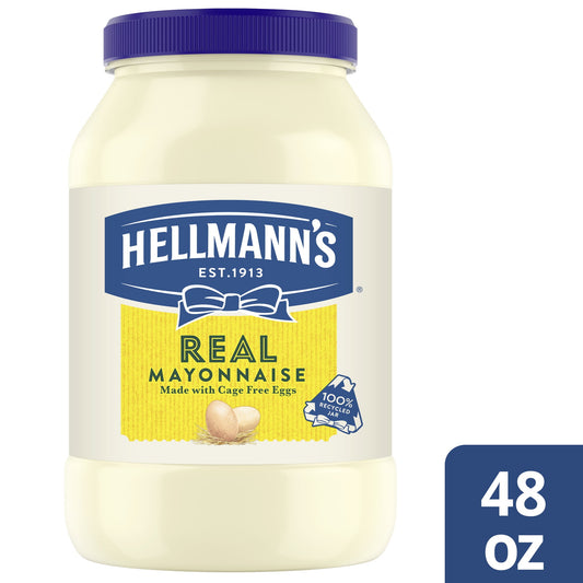 Hellmann's Real Mayonnaise Real Mayo, 48 oz