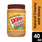 SKIPPY Natural Creamy Peanut Butter Spread with Honey, 6 g Protein Per Serving